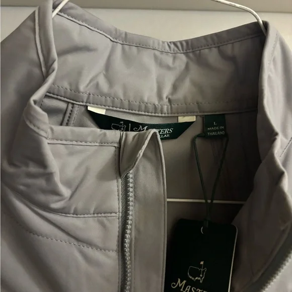 NWT MEN’S MASTERS PETER MILLAR 2024 VEST QUILTED GREY SIZE LARGE L